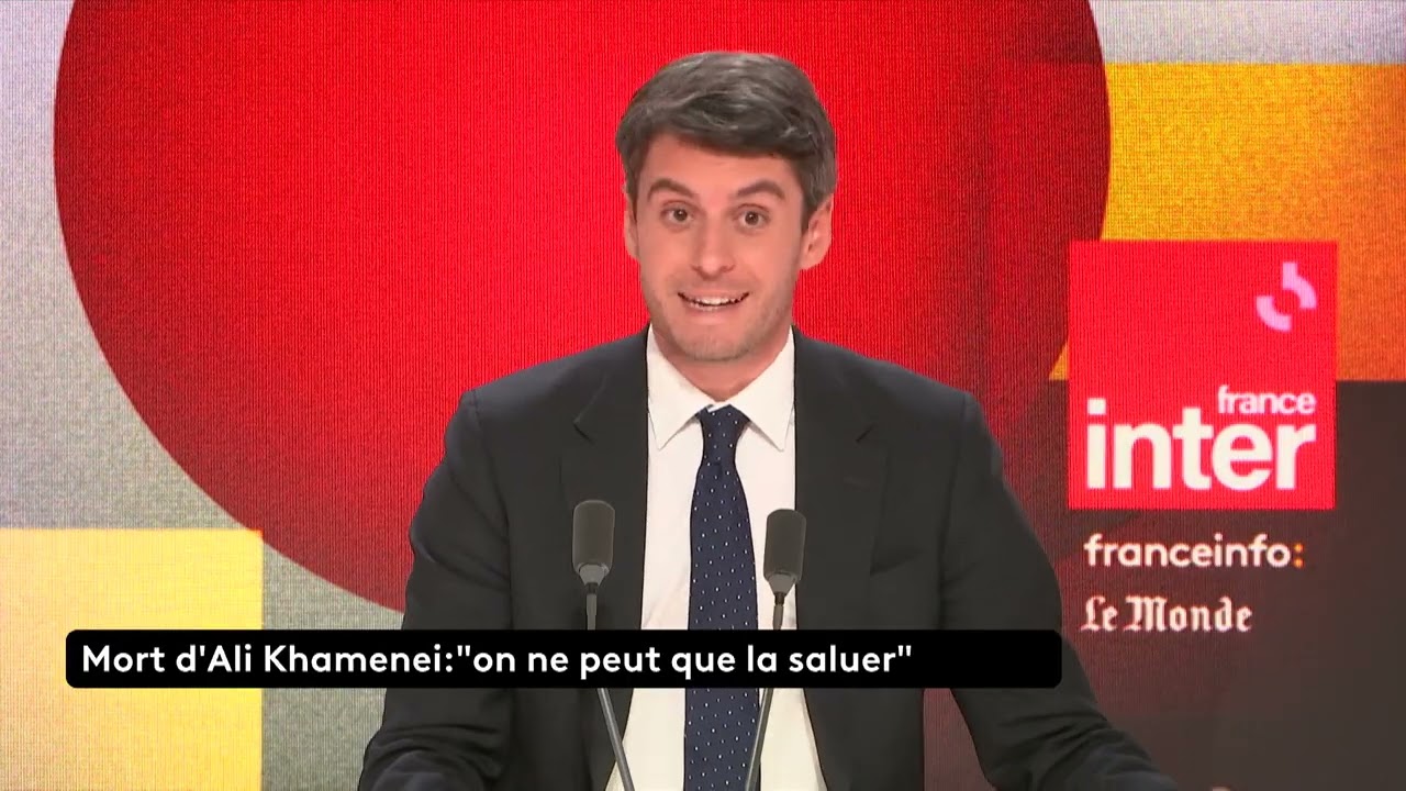 Questions politiques, avec Gabriel Attal, le secrétaire générale de Renaissance
