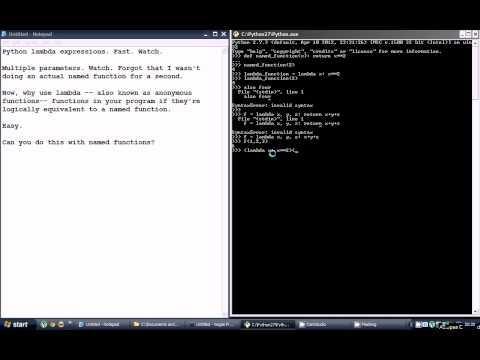Python Lambda Expressions