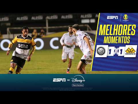 OPERÁRIO E CRICÍUMA EMPATAM POR 1 A 1 NA SÉRIE B | MELHORES MOMENTOS