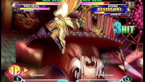 MvC2 Online (360): Brett (MSP) vs ForRevGreen (MSP) 12 .:10.20.09:.