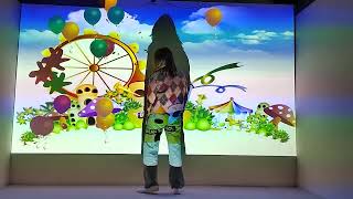 High-tech innovation products for children 3D playground sand beach interactive magic projection
