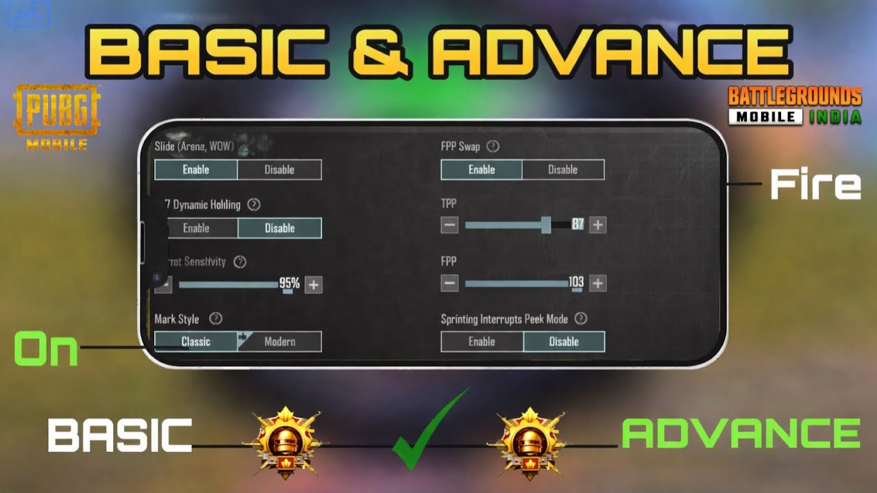 4.1 BASIC & ADVANCE CONTROLS || BGMI/PUBG - YouTube