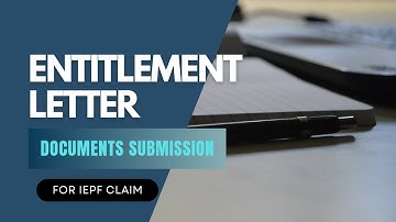 Documents for issuance of entitlement letter | Entitlement Letter for IEPF Claim |Entitlement Letter