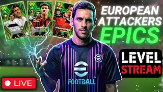 eFootball 2024: ⭐️ LEVEL STREAM - REVIEW NEW EPICS ⭐️ Livestream Mednasah