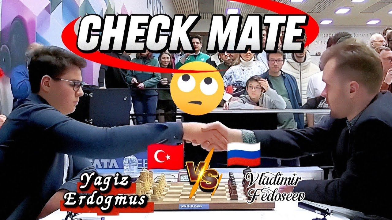 🇹🇷 vs 🇷🇺 | Yagiz Kaan Erdogmus vs Vladimir Fedoseev | Tata Steel Chess Masters 2026 | Round 12