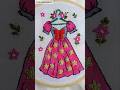 Frock embroidery|Full tutorial on my channel #embroidery #shortsfeed