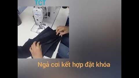 SK- PPJ TQ - Ngả cơi túi trước kết hợp đặt dây kéo
