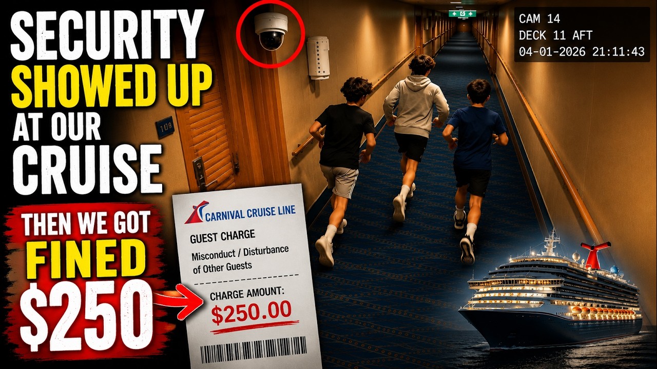 Security Showed Up At Our Cruise Cabin Door… Then We Got Fined $250