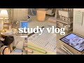 STUDY VLOG | 5:00am slow morning, study motivation, daily life, productive day ˚ ༘