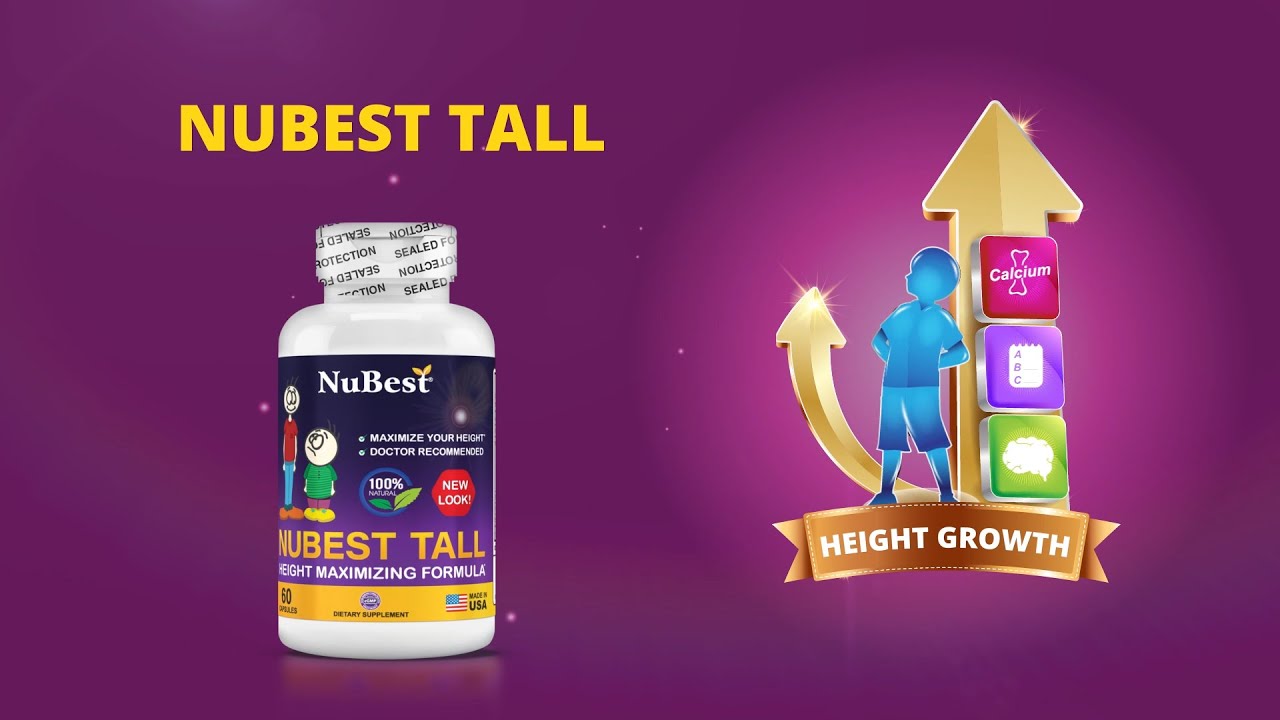Nubest Tall Maximize Height Growth For Kids Teens Youtube