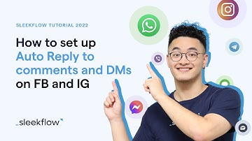 How to add Facebook automated response and Instagram automated messages? | SleekFlow Tutorial