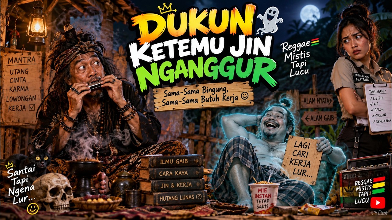DUKUN KETEMU JIN NGANGGUR  Reggae Mistis Tapi Lucu