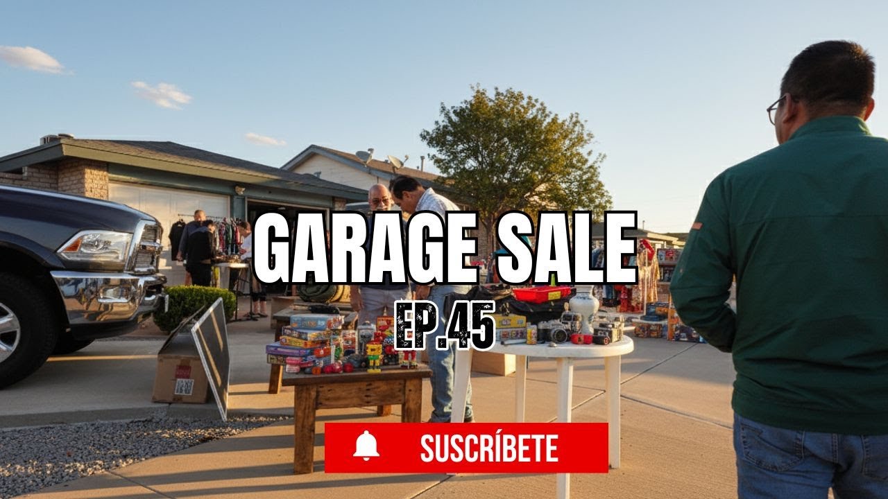 VENTAS DE GARAGE en ESTADOS UNIDOS. Compré cosas de a $1 USD 🇺🇸 | Locompro Ep. 45