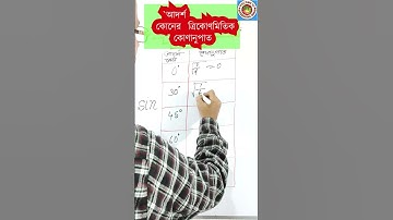 SINE  RATIO  OF  IDEAL  ANGLE  /#shorts /#mathematica taelim