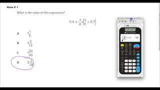 Item 1 - TN 7th Grade TCAP Math - Sp. 2014 Test Release