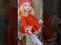 Little Spanish dolls Paola Reina in knitted dresses.