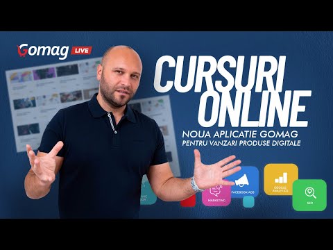 Cursuri online, noua aplicatie Gomag pentru vanzari produse digitale