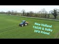 Fertiliser Spreading With New Holland T6030 Sulky DPX Prima Fertiliser Spreading With New Holland T6030 Sulky DPX Prima