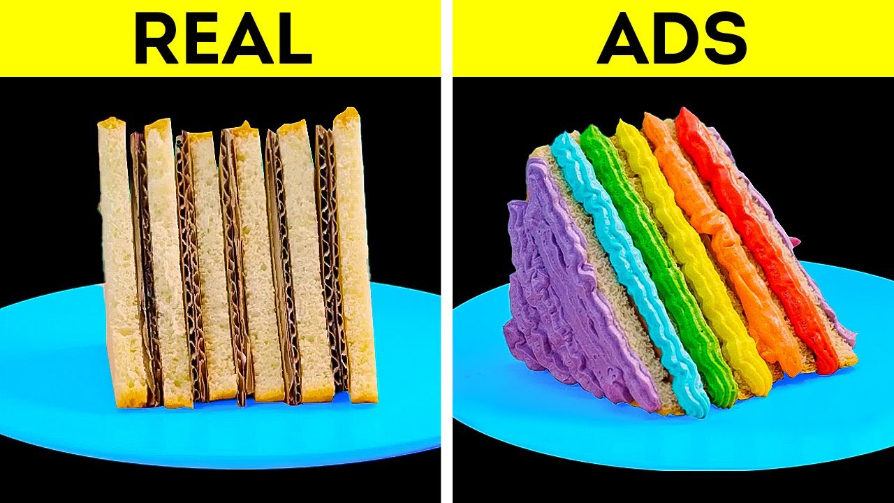 FAKE OR REAL? ADVERTISING FOOD TRICKS TO SURPRISE YOU