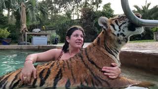 SWIMMING with my 160lb TIGER SISTER ! by Tawny Antle 118,106 views 3 years ago 10 minutes, 2 seconds