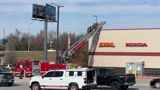 Report of building fire