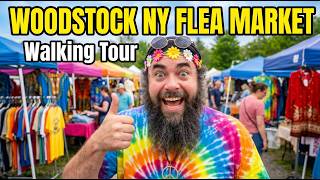 Woodstock NY Flea Market Walking Tour [4K] (2026)