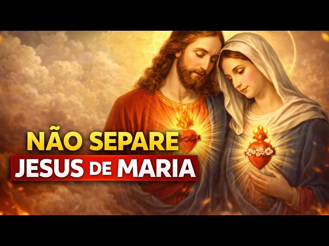 Não separe Jesus de Maria #coraçãodemaria