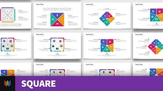 Square Shapes PowerPoint Templates screenshot 5
