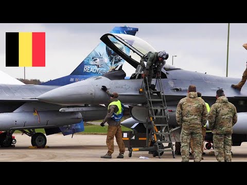 Belgian Air Force F-16AM Arrive at RAF Waddington for Major Exercises