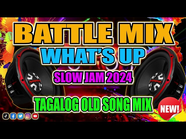 WHAT'S UP 🔥BEST TAGALOG POWER LOVE SONG 2023🔥 ✨ NONSTOP #SLOW JAM REMIX 2024 ✨ Basagan Ng Speaker class=