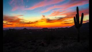 Winter's Waning Sunset Over Phoenix