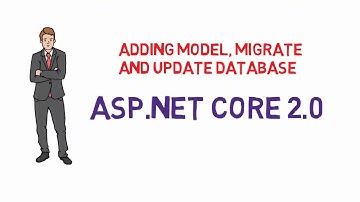 Adding Model, Migrate and update Databse in Asp net core MVC