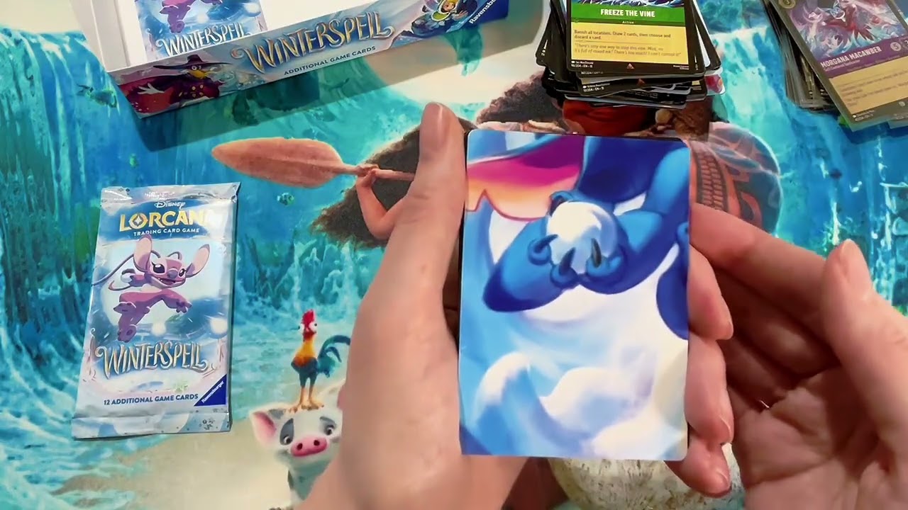 ‼️ Lorcana WINTERSPELL booster box ❄️ PART 2 #lorcana #winterspell #disney #enchanted #boosterbox