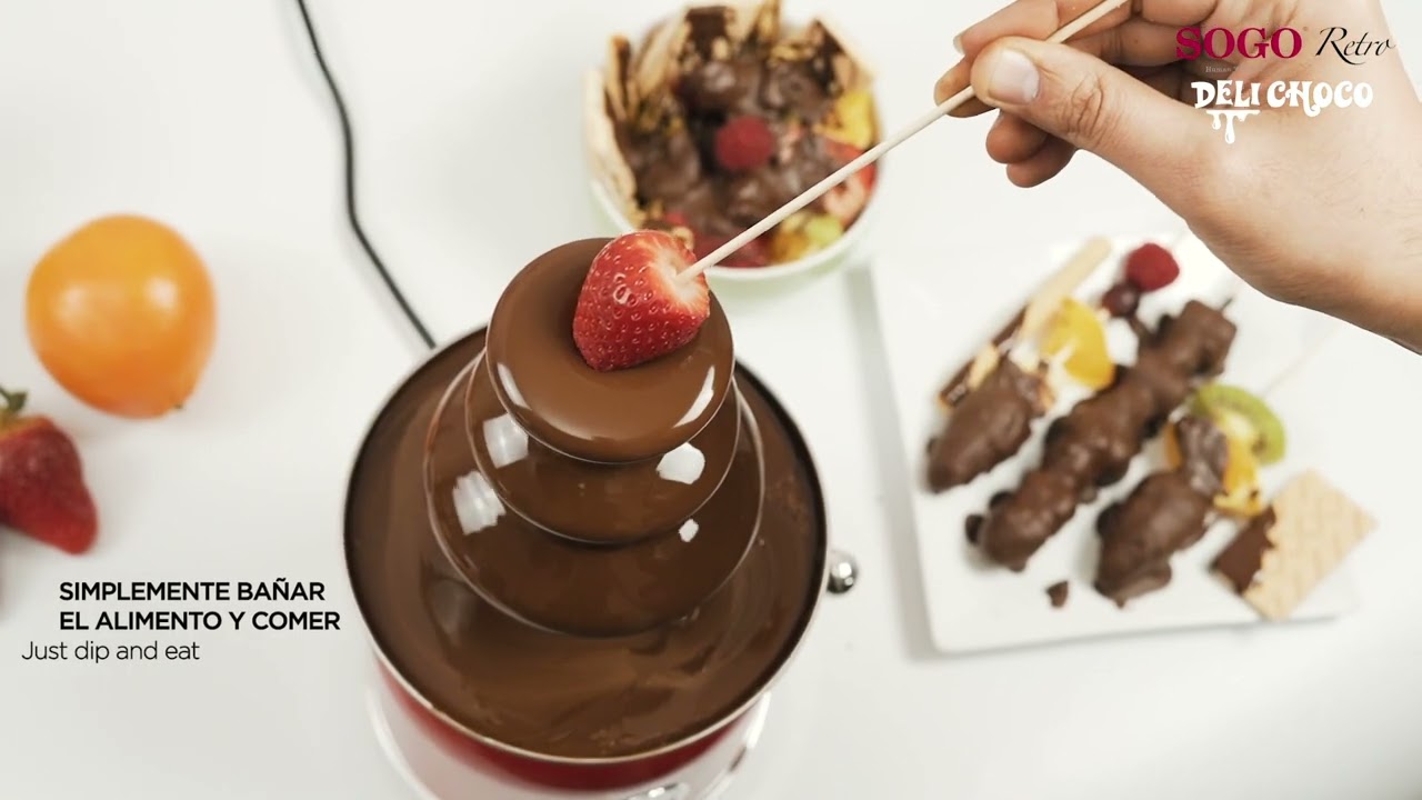 FUENTE DE CHOCOLATE PARA FONDUE INOX JOCCA