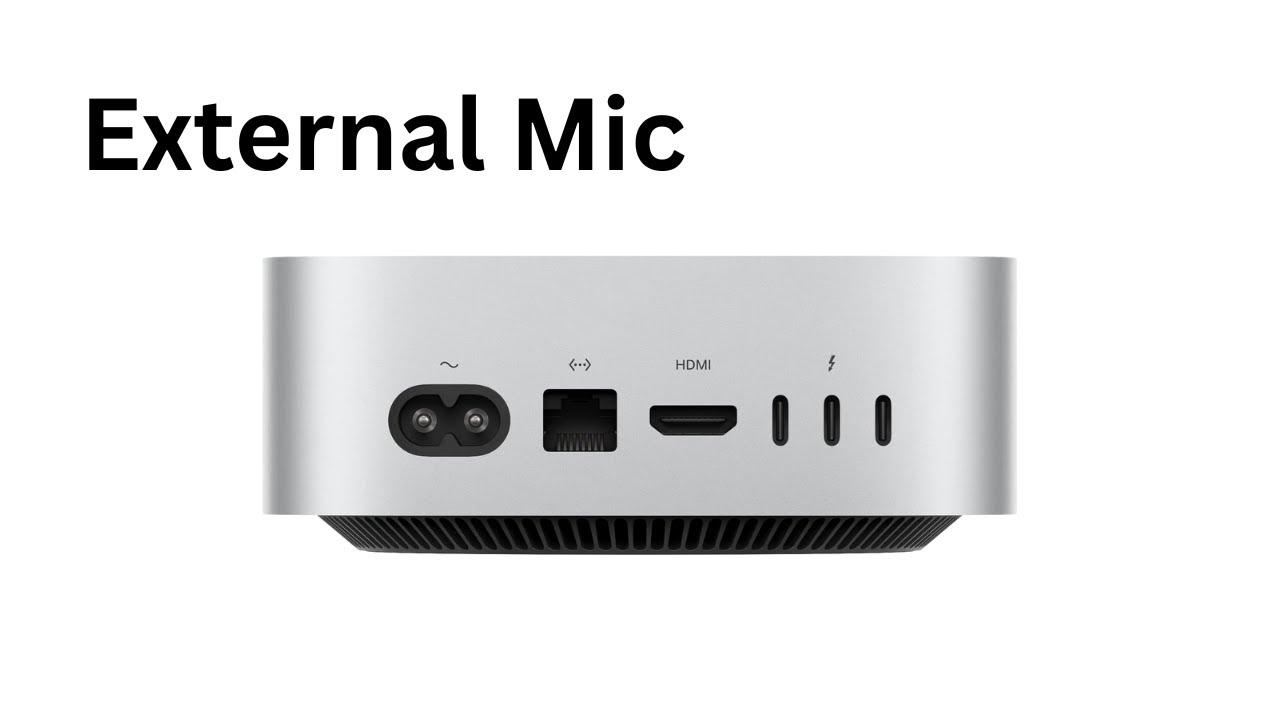 How to Connect External Mic to Mac Mini