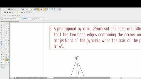 Problem 6: Pentagonal Pyramid Resting on Corner