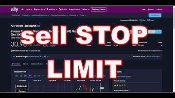 Ally Invest Stock Market Orders Explained |Market Order| Limit Order | Stop Order| Stop Limit Order