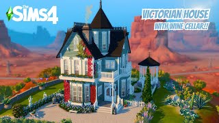 Victorian House with Wine Cellar!! ? || The Sims 4 Speed Build || NO CC