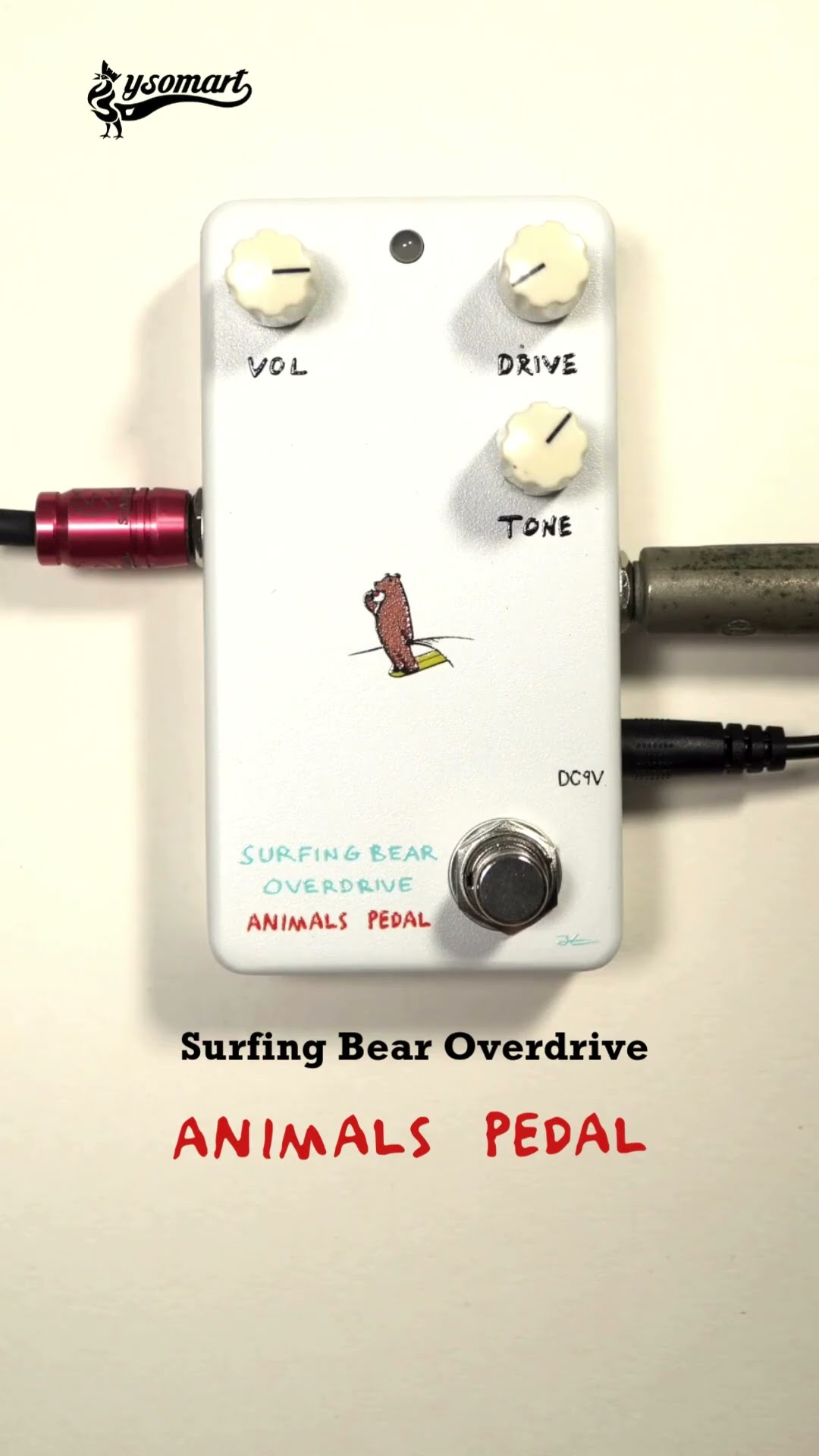 最落無し! Animals Pedal SURFING POLAR BEAR BASS OVERDRIVE MOD BY