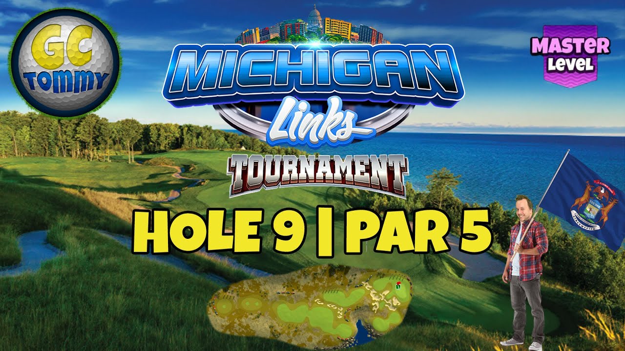 Master, QR Hole 9 - Par 5, ALBA - Michigan Links Tournament, *Golf ...