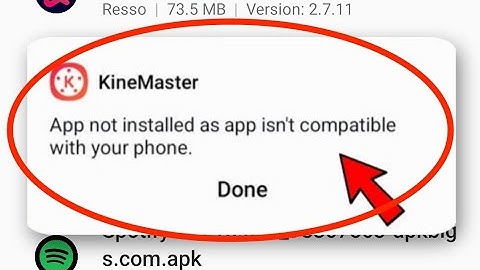 app not installed as app isn