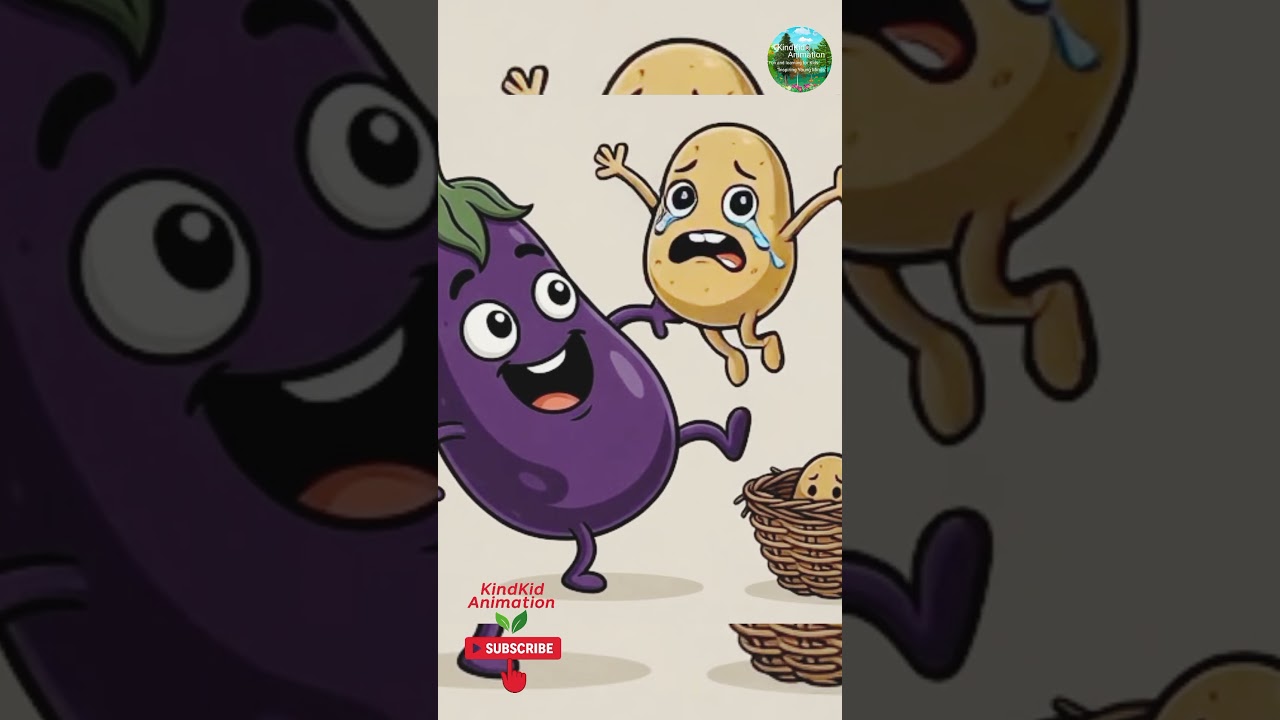 Alu Kachalu Beta Kahan Gaye Thay? 🥔🐭 | Fun Nursery Rhyme for Kids | KindKid Animation 