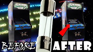 Galaga Arcade Repair - PCB, Monitor, and Cabinet Issues