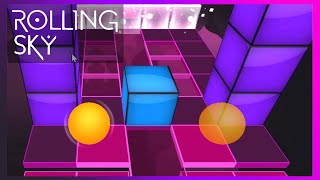 Rolling Sky Edit  Nighttime Tetris Hall 100% 20/20 gems