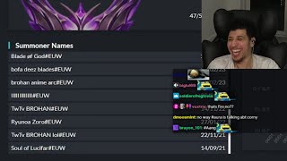 Humzh, Detdert And Brohan Flames And Laughs At Each Others Past League Igns