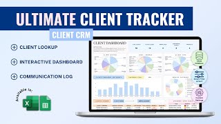 Ultimate Client Tracker for Google Sheets & Excel - Automate Your Client Workflow | Full Demo