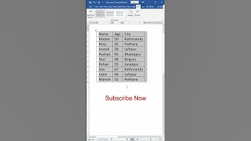 Convert Text to Table in Word | Word Tips and Tricks to Convert Text to Table #wordsecrettips