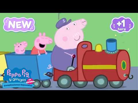 ¡El Tren del Abuelo Pig y Muchas Más Aventuras! 🚂💨 l Peppa Pig y Amigos en Español - Compilaciones