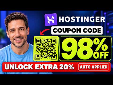 Hostinger Coupon Code 2026 | Hostinger VPS | Unlock 20% EXTRA Hostinger DISCOUNT