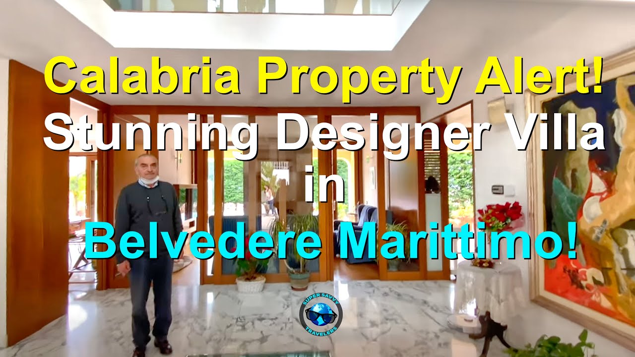Calabria Property Alert! Super Stunning Designer House in Gorgeous Belvedere Marittimo!